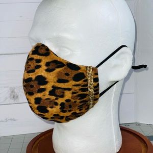 Cheetah Animal print face mask leopard